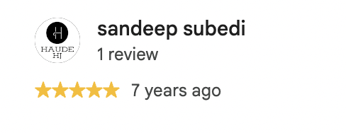 Google review by sandeep subedi, 5 out of 5, 7 years ago, no comment